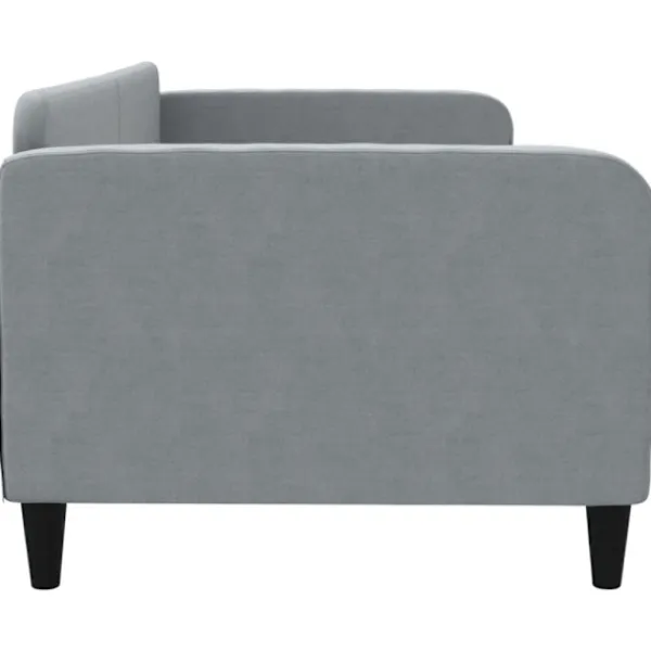 vidaXL Soffor>Dagbädd ljusgrå 90x190 cm tyg