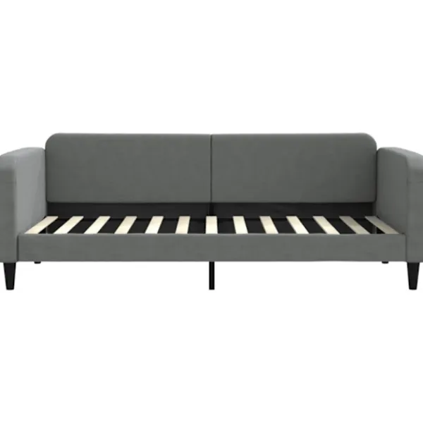 vidaXL Soffor>Dagbädd mörkgrå 90x200 cm tyg
