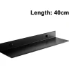 Hyllor>Duschfäste och kökhylla, väggmonterad hylla, rostfritt aluminiumrum, för hemmakök, 40 cm