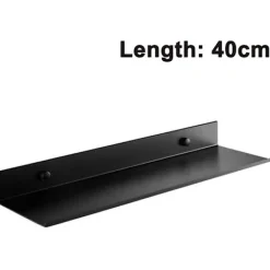 Hyllor>Duschfäste och kökhylla, väggmonterad hylla, rostfritt aluminiumrum, för hemmakök, 40 cm