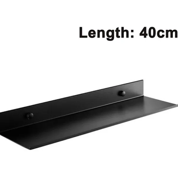 Hyllor>Duschfäste och kökhylla, väggmonterad hylla, rostfritt aluminiumrum, för hemmakök, 40 cm