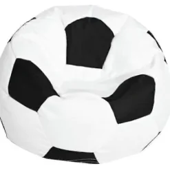 Sittsäckar>/EA/Fotboll Oxford Tyg Barn Sittsäck Överdrag För Barn Gosedjursförvaring 3 Färger Att Välja Mellan - Vit 80cm - I lager - Bra