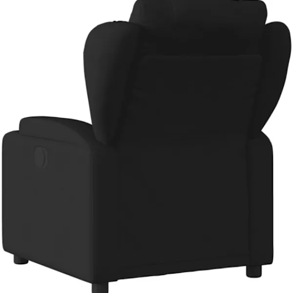 vidaXL Fåtöljer>Elektrisk massagefåtölj med uppresningshjälp svart tyg