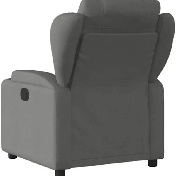 vidaXL Fåtöljer>Elektrisk massagefåtölj mörkgrå tyg