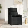 vidaXL Fåtöljer>Elektrisk reclinerfåtölj svart tyg
