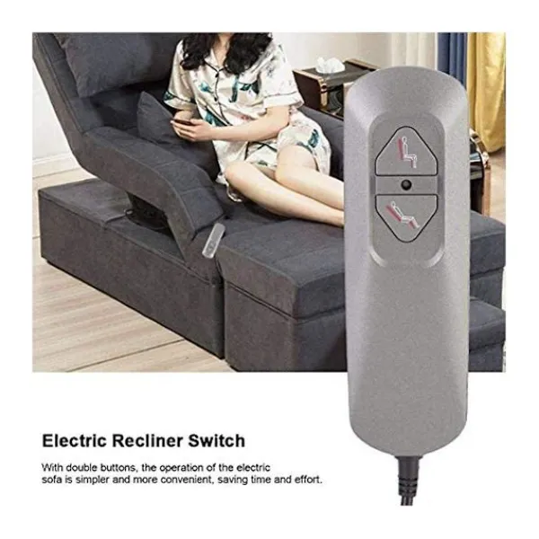 Fåtöljer>Elektrisk Recliner-Kontroll Dubbel Knapp, Stolslyft/Elektrisk Soffa Manuell Kontroll, Soffa Reclin