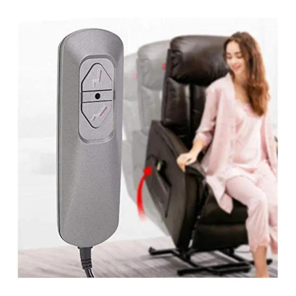 Fåtöljer>Elektrisk Recliner-Kontroll Dubbel Knapp, Stolslyft/Elektrisk Soffa Manuell Kontroll, Soffa Reclin