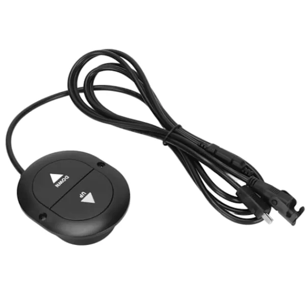 Fåtöljer>Elektrisk Relaxfåtölj Strömbrytare Massagefåtölj Handtag Lyftare Elektrisk Stols Kontroll med 2 Knappar 12‑32V