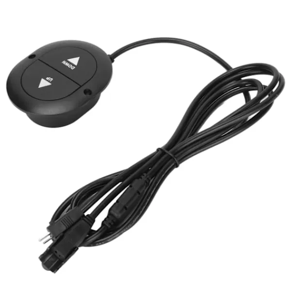 Fåtöljer>Elektrisk Relaxfåtölj Strömbrytare Massagefåtölj Handtag Lyftare Elektrisk Stols Kontroll med 2 Knappar 12‑32V