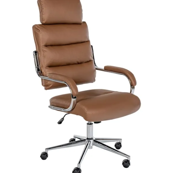 BellaFurn Kontorsmöbler>Ergonomisk kontorsstol - Kontorsordförande - Hög stabilitet och långvarig komfort | Färg: Vit