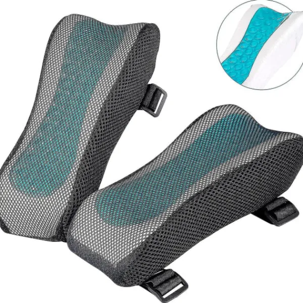 Kontorsmöbler>Ergonomiska Armstödsdynor för Kontorsstol, Armbågsstöd Kudde för Dator, Spel och Skrivbordsstolar