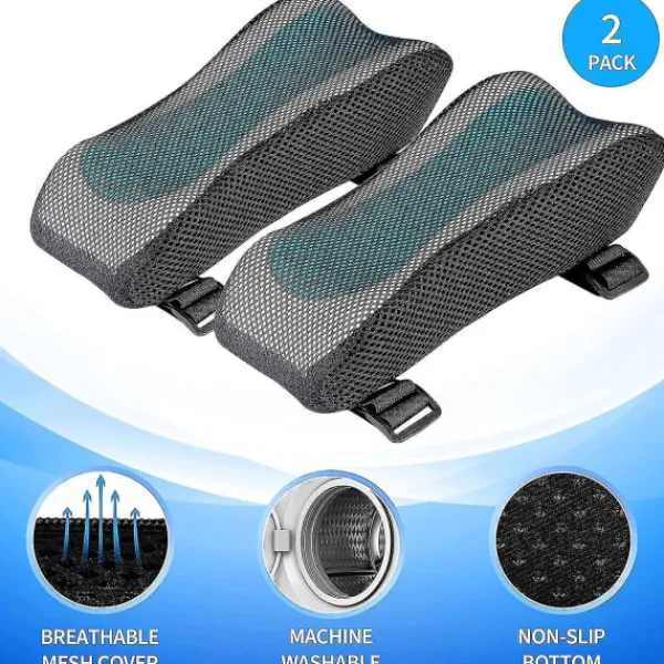 Kontorsmöbler>Ergonomiska Armstödsdynor för Kontorsstol, Armbågsstöd Kudde för Dator, Spel och Skrivbordsstolar