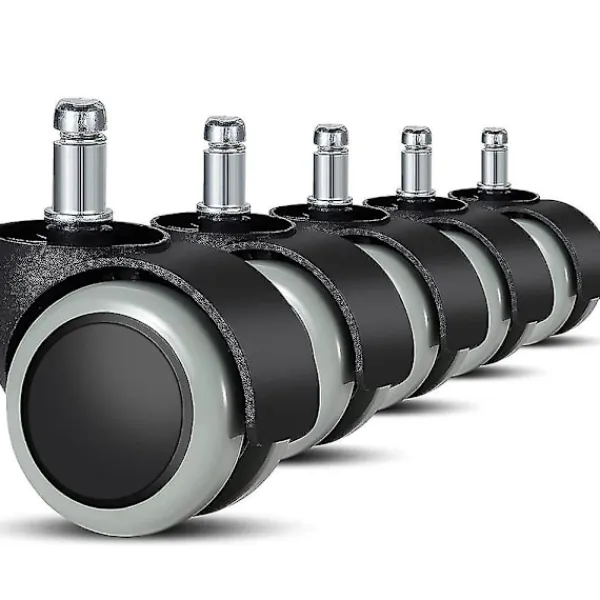 Kontorsmöbler>Ersättningshjul för kontorsstol för hårda golv - 5-pack - 11 mm / 22 mm - För spelstolar, snurrstolar, Pr-FF1-