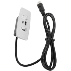 Fåtöljer>Ersättningskontroll för vilstol, 2 knappar, 5 stift, USB Type C, Elektrisk Lyftstol Soffa Handkontrollbrytare