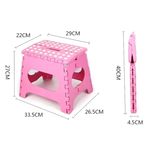 Pallar>Fällbar pall 27cm - Svart
