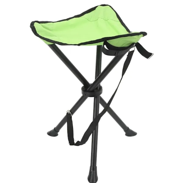 Pallar>Fällbar stativpall 200KG Lastbärande Anti-halk Bra stabilitet Bärbar hopfällbar stol för utomhusfiske Camping picknick grön