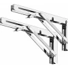 Hyllor>Fällbart konsol 300 mm, fällbara hyllkonsoler Max belastning 120 kg, rostfritt stål