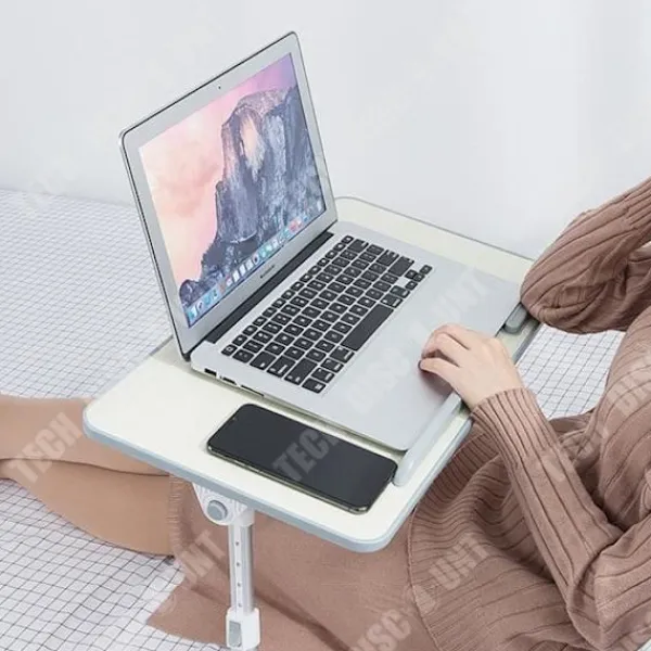TECH DISCOUNT Småbord>Fällbord - TD® - Justerbart - t - MDF - Halkskyddande