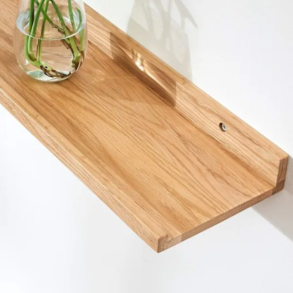 Hyllor>Flytande trähylla, vägghylla 30 cm, rustik hängande vägghylla Rustik Brun 60cm