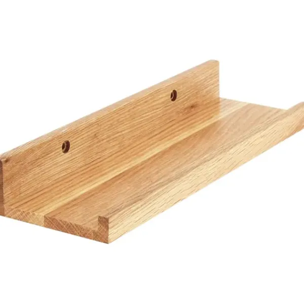 Hyllor>Flytande trähylla, vägghylla 30 cm, rustik hängande vägghylla, rustik brun 30 cm