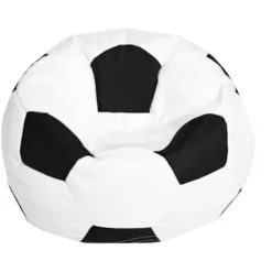 Sittsäckar>Fotboll Oxfordtyg Barnsittsäck Överdrag För Barn Gosedjursförvaring 3 Färger Att Välja - Vit 80cm - Utmärkt