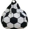 Sittsäckar>Fotbolls-sittsäcksöverdrag för barn utan fyllning, sittsäcksöverdrag för vuxna, barnstorlek - Stor förvaring av gosedjur 60x70cm Utan Fyllning
