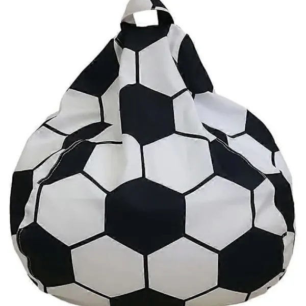 Sittsäckar>Fotbolls-sittsäcköverdrag för barn utan fyllning, sittsäcköverdrag för vuxna, barnstorlek - Stor förvaring av gosedjur 70x80cm No Filler