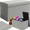 Sittpuffar>Fotpall / Sittpuff - 60x30cm grå[CO]