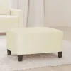 vidaXL Pallar>Fotpall gräddvit 70x55x41 cm konstläder
