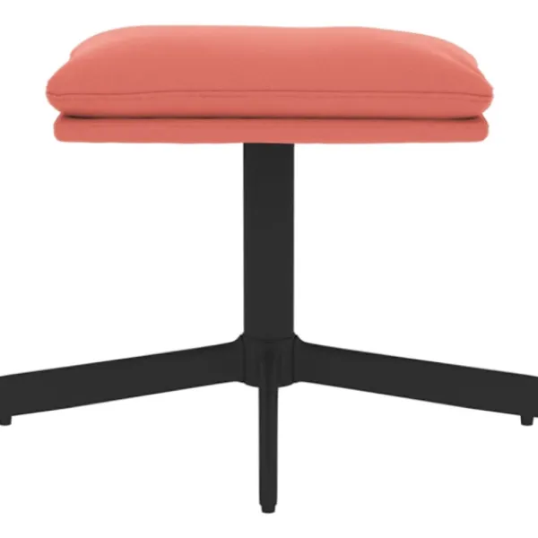 vidaXL Pallar>Fotpall rosa 60x60x36 cm sammet