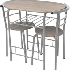 vidaXL Matgrupper>Frukostbar med stolar MDF