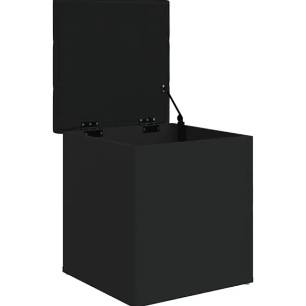 vidaXL Kistor & Koffertar>Förvaringsbänk svart 42x42x45 cm konstruerat trä