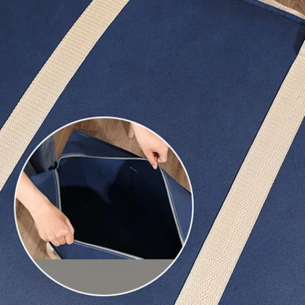 Kistor & Koffertar>Förvaringsboxar för Kvinnor Tillbehör Handväska Kuber Bärbara Flyttväskor M: 22.83x9.84x15.75" Navy Blue