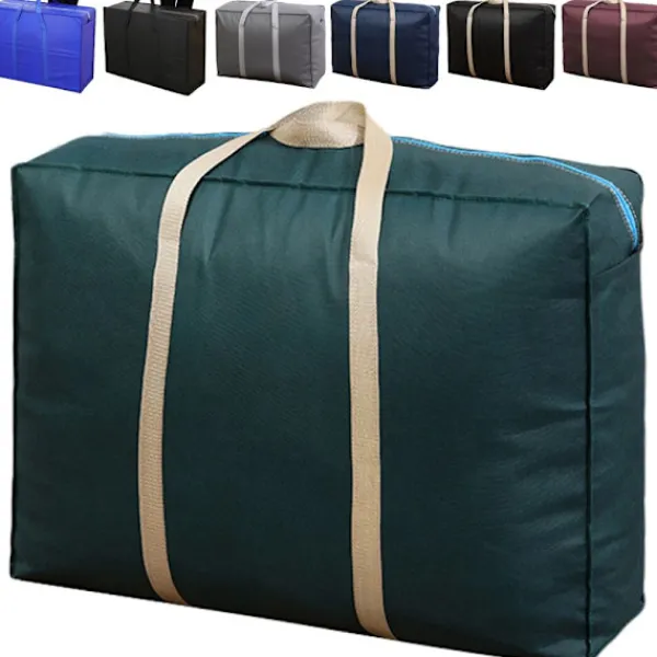 Kistor & Koffertar>Förvaringsboxar för Kvinnor Tillbehör Handväska Kuber Bärbara Flyttväskor M: 22.83x9.84x15.75" Navy Blue
