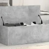 vidaXL Kistor & Koffertar>Förvaringslåda betonggrå 90x35x35 cm konstruerat trä