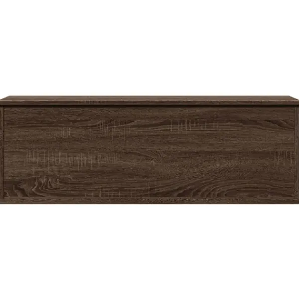 vidaXL Kistor & Koffertar>Förvaringslåda brun ek 102x35x35 cm konstruerat trä