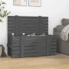 vidaXL Kistor & Koffertar>Förvaringslåda grå 91x40,5x42 cm massiv furu
