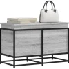vidaXL Kistor & Koffertar>Förvaringslåda med lock grå sonoma 80x40x51,5cm konstruerat trä