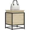 vidaXL Småbord>Förvaringslåda med lock sonoma-ek 40x40x51,5 cm konstruerat trä