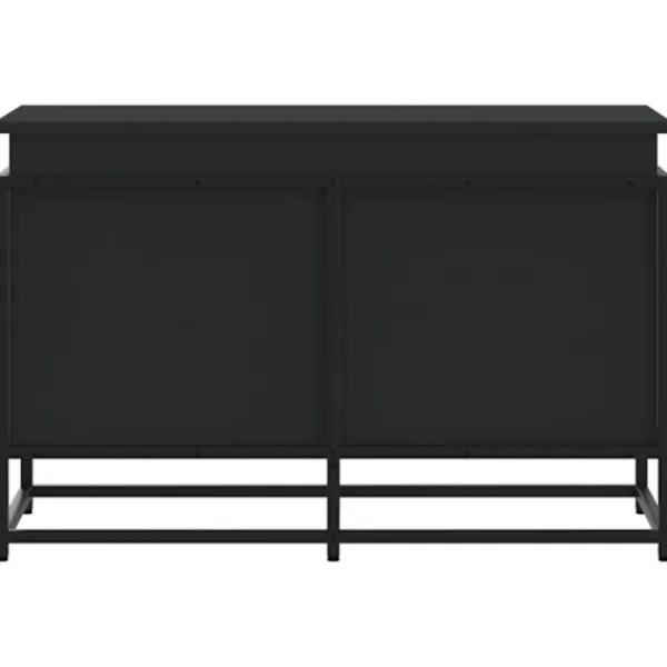 vidaXL Kistor & Koffertar>Förvaringslåda med lock svart 80x40x51,5 cm konstruerat trä