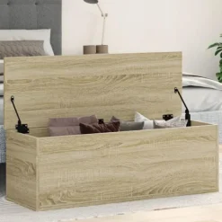 vidaXL Kistor & Koffertar>Förvaringslåda sonoma-ek 102x35x35 cm konstruerat trä