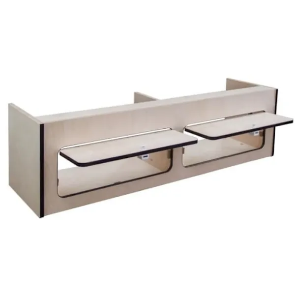 Skåp>Förvaringsskåp - MDF - 120cm x 35cm x 35cm - 2 Dörrar - Mjuka gångjärn
