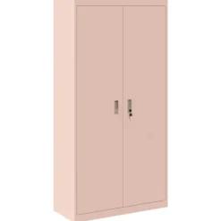 vidaXL Skåp>Förvaringsskåp 2 pcs Rosa 90 x 40 x 180 cm Kallvalsat Stål