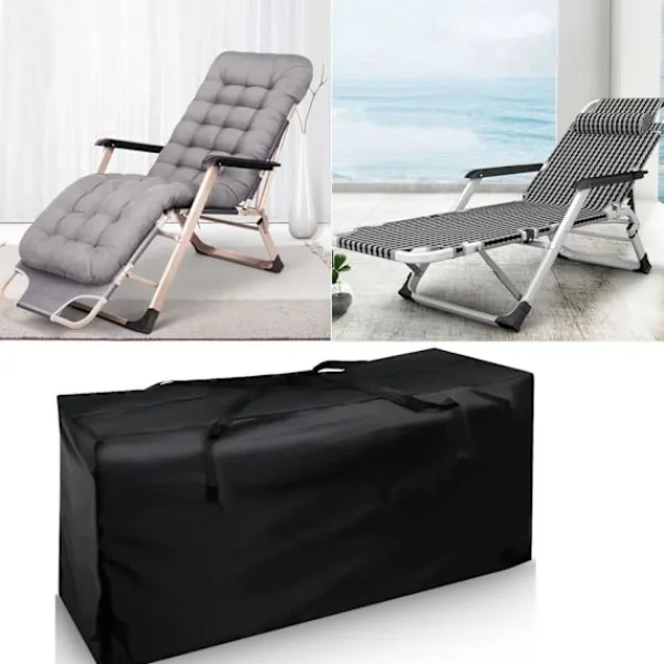 Kistor & Koffertar>Förvaringsväska för dynor - Vattentät, robust tygväska för dynor 122 x 40 x 55 cm