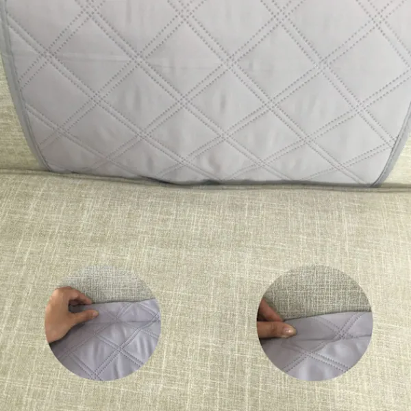 Soffor>Förvaringsväska med 5 fickor för armstöd på soffa (röd)