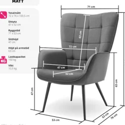 tectake Fåtöljer><noscript><img width=