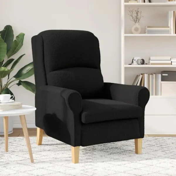 vidaXL Fåtöljer>fåtölj Svart 76 x 94 x 102 cm Sharpa tyg