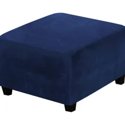 Sittpuffar>Fyrkantig Ottoman-överdrag Ottoman-skydd Fyrkantig fotpall Skydda