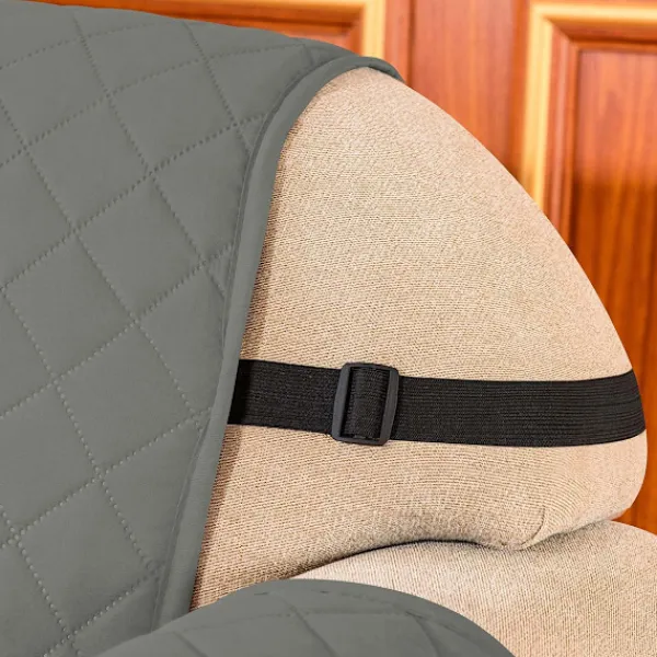 Soffor>Grå Vändbar Soffaöverdrag för 3-Sits Soffa, Soffaöverdrag för Hundar