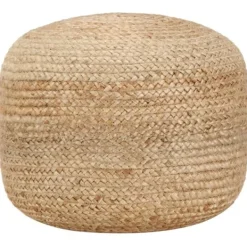 vidaXL Sittpuffar>Handgjord sittpuff 45x30 cm jute